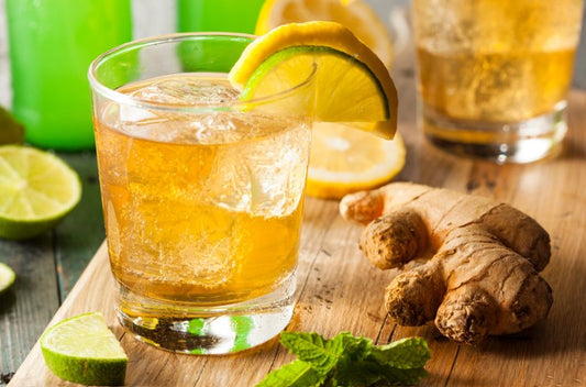 Maple Ginger Sparkler Cocktail