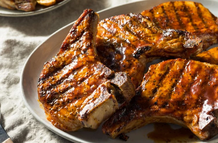 Maple Glazed Pork Chops